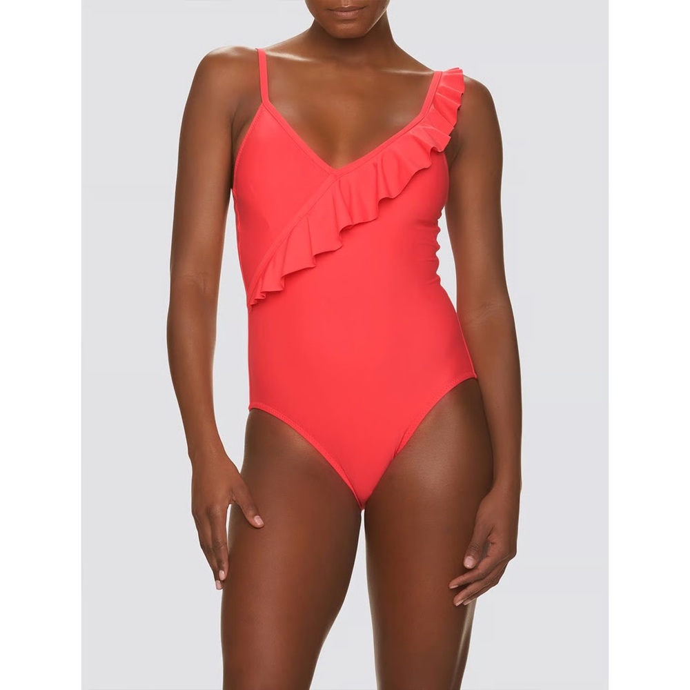Helen Jon Ruffle One-Piece Swimsuit
